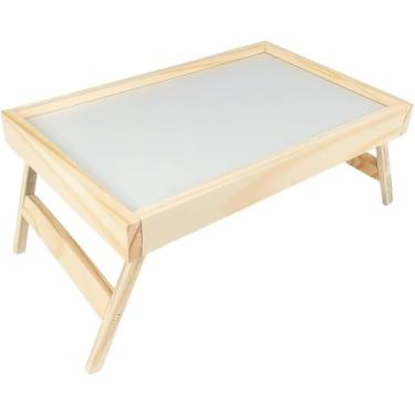 Imagem de Mesinha Bandeja Dobrável de Madeira Infantil – Café da Manhã na Cama 38x25x16 cm