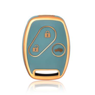 Imagem de Capa para chave de controle remoto de carro de TPU para Honda Accord Civic CRV CR-V Pilot Insight Ridgeline protetor suporte bolsa acessórios