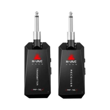 Imagem de Sistema De Guitarra Sem Fio Recarregável M-VAVE WP-5G Transmissor E Re