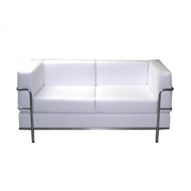Imagem de Sofá Recepção De Escritório Linha Recepção Omega Branco