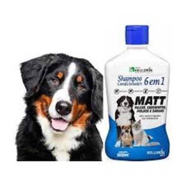 Imagem de Shampoo Matt 6 x 1 Anti-pulgas, Carrapatos e Sarnas - 500ml  - Vila Fl