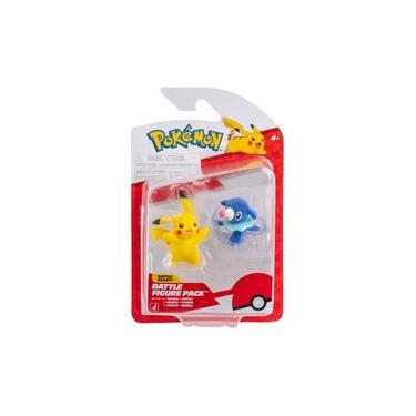 Imagem de 2 Bonecos De Batalha Pikachu + Popplio - Pokémon