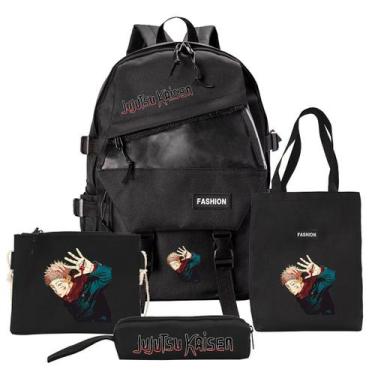 Imagem de Conjunto escolar de 4 peças Jujutsus Kaisens Itadoris Yujis para crian