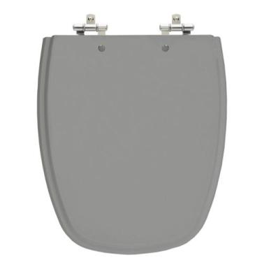 Imagem de Assento Sanitário Monte Carlo Cinza Vip (Escuro) Tampa para Vaso Deca 
