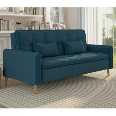 Imagem de Sofá Cama 4 Lugares Donna Matrix, Petróleo, 3