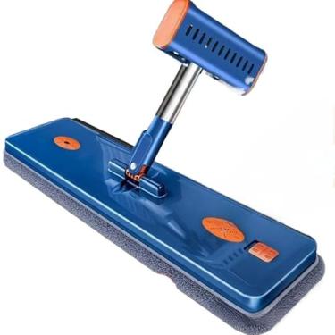 Imagem de Conjunto De Esfregona De Fibra E Balde DobráVel Com Raspador De áGua - Para Limpeza DoméStica(TB001)