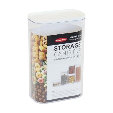 Imagem de Pote Hermético A Vácuo Plástico 2l Armazenamento Eficiente E Prático