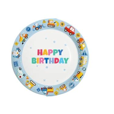 Imagem de CWPJUNDGP Festa de aniversário, copos de papel, pratos de papel, festivais descartáveis locais de festa temática, atmosfera de decoração, utensílios de mesa