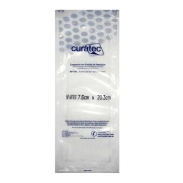 Imagem de Compressa de Emulsão de Petrolatum Curatec 7,6cmX20,3cm