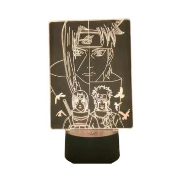 Imagem de Luminária De Mesa LED Acrílica Kakashi Hatake Naruto, Figura De Anime 