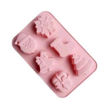 Imagem de Conjunto De Moldes De Silicone De Boneco De Neve Para Árvore De Natal 