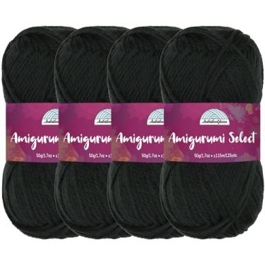 Imagem de (Col 04 - Dahlia) - Amigurumi Select 100% Acrylic Craft Yarn Skeins Crochet and Knitting Projects - Dahlia - 4 Skeins