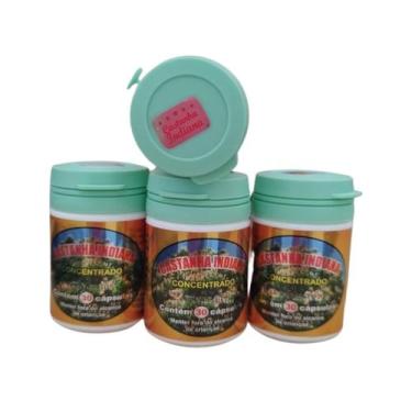 Imagem de kit 4 Castanha Indiana Concentrado 30 Cápsulas Original