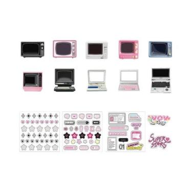 Imagem de Pacote De 15 Adesivos Kawaii Para Memória, DIY Eletrônico, Capa De Tel