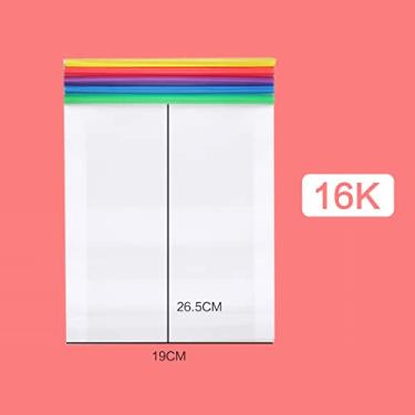 Imagem de ZJchao Capa de Livro Transparente, Reutilizável, Protetor de Jaqueta de Livro para Pastas de Trabalho, Material Pp, Tamanho A4 16k 22k (04)