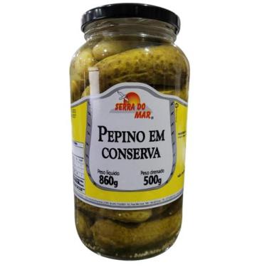 Imagem de Pepino em Conserva 500 gr - Serra Do Mar