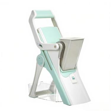 Imagem de Conjunto multifuncional de fatiador ralador e legumes carne com jarra grande capacidade manual portátil desmontável lavável auxiliar cozinha para prep