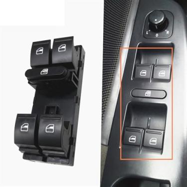 Imagem de 5ND959857 Botão de controle do interruptor mestre da janela elétrica 5ND 959 857 1 peça (sem cromo)