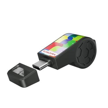 Imagem de SANDISK Flash Drive USB-C de 128 GB, edição da Copa do Mundo da FIFA 2026 - velocidades de transferência de até 300 MB/s, USB 3.2 geração 1, USB tipo C - Preto - SDCZIA-128G-G46