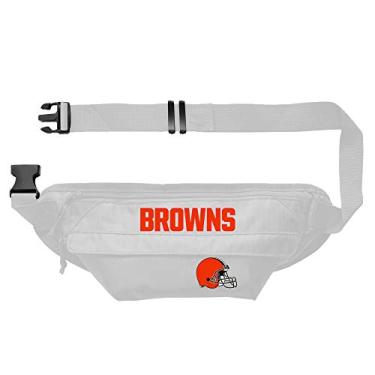 Imagem de Pochete grande NFL Cleveland Browns NFL – Pochete – Bolsa de cintura, cor da equipe, 35,5 cm L x 15,5 cm A x 10 cm P