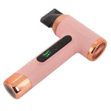Imagem de Secador de Cabelo, Secador de Cabelo Sem Fio de 200 W Com Bico Giratório de 360 ​​graus, Secador de Cabelo Recarregável de 15000mAh, Secador de Cabelo de Secagem Rápida para (PINK)