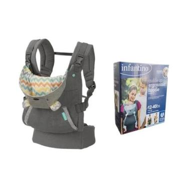 Imagem de Canguru Ergonômico Para Bebês E Crianças Com Suporte Lombar Multi-Posi