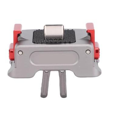 Imagem de Base adaptadora de carregamento adequada para câmera de ação Osmo Pocket 3 Desktop tipo C base de carregamento suporte de liga de alumínio adaptador de montagem de sapata fria