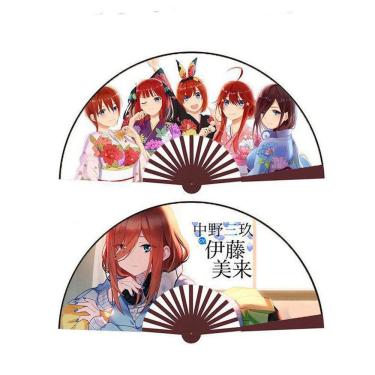 Imagem de Quíntuplos genéricos de anime por excelência para ventiladores dobráveis (2 unidades)