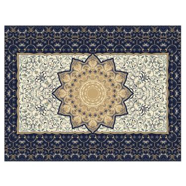 Imagem de Microtecido de parede de flores de mandala de tapeçaria 150x100cm