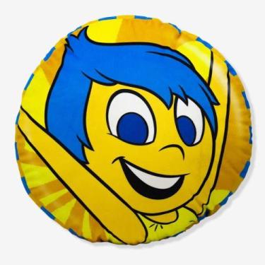 Imagem de Almofada Formato Redonda Alegria/ Tristeza- Divertidamente - Zonacriat