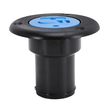 Imagem de Akozon Tampa de Enchimento do Tanque de água, Vedação de Plástico Abs, Deck Marinho, Tanque de Resíduos, para Navios, Iates, Rv, Caminhões, Tratores (BLACK)