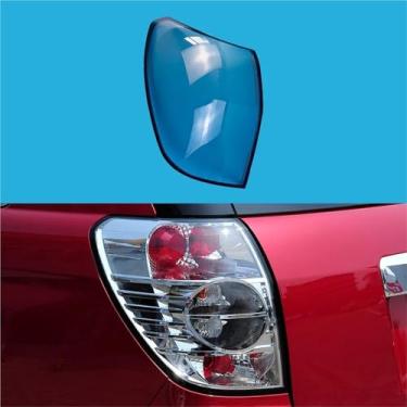 Imagem de Compatível com chevrolet captiva 2011 2012 2013 2014 capa de lâmpada traseira de carro luz abajur abajur capa de lente máscara de cobertura de luz traseira(Left)