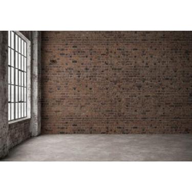 Imagem de Baocicco 4,6 x 3 m vintage cenário fotográfico de quarto vazio retrô vermelho tijolo janela gasto Jerusalém edifício interior quarto fotografia fundo animal de estimação crianças adultos retrato