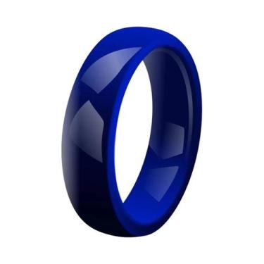 Imagem de Anel De Cerâmica De 6mm De Largura Para Homens E Mulheres, Aliança Hip