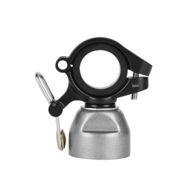 Imagem de Chime de vento chifre de bicicleta alto som estrada aviso sino liga cobre mtb chifre acessórios da bicicleta(Silver)