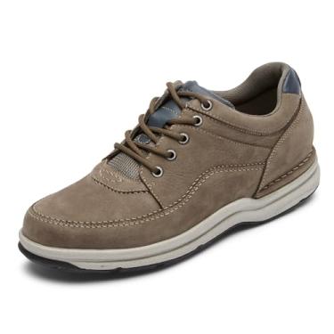 Imagem de Rockport Tênis masculino de caminhada clássico World Tour, Breen Nobuck, 7.5 Wide