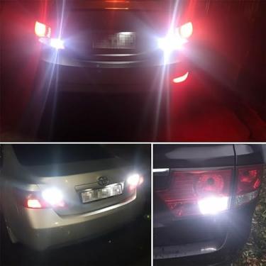 Imagem de Akozon Lâmpada LED para Carro, Lâmpada de Freio Traseiro, Alto Brilho, Economia de Energia para Motocicleta, Scooter (H4 Branco Amarelo Dupla Cor)