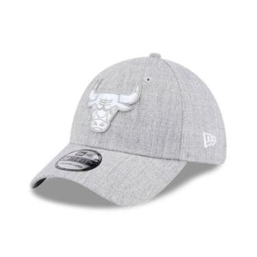 Imagem de Boné New Erav 39THIRTY Chicago Bulls NBA Cinza-Masculino