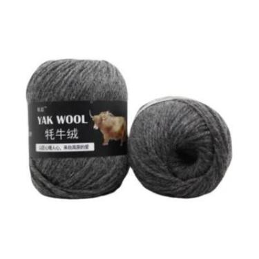 Imagem de Fio De Lã Misturado De Cashmere De Yak E Merino Para Tricô E Crochê, A