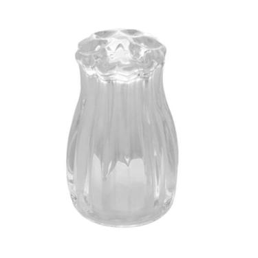 Imagem de Conjunto 02Pc Saleiro e Pimenteiro Vidro C/ Tampa Plastico Petala 2053