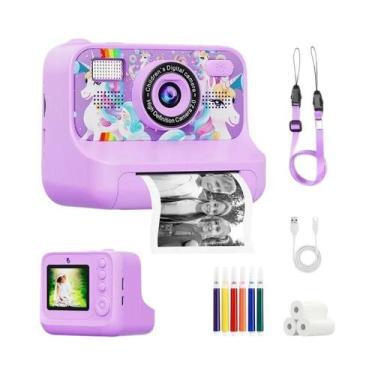 Imagem de Câmera Digital Infantil Com Lente Dupla 4000W 24 Polegadas 16X Zoom Im