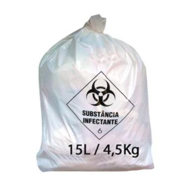 Imagem de Saco lixo hospitalar infectante 15l c/100 embalac