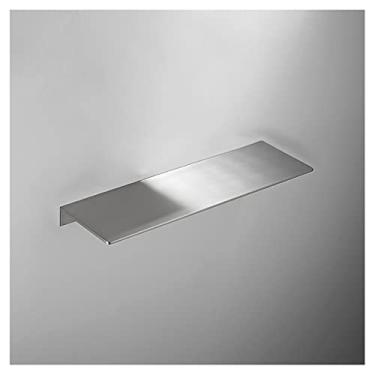 Imagem de Prateleiras de chuveiro Rack organizador de armazenamento de banheiro, prateleira de canto de chuveiro preta de 20-100 cm, prateleira de chuveiro quadrada acessórios de banho (cor: 80 cm preto) (100