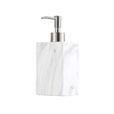 Imagem de Beautiful Hotel Lotion Press Bottle 500 ml, xampu doméstico de grande capacidade, garrafa dispensadora de gel de banho, decoração de banheiro (cinza)