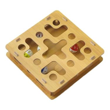 Imagem de Caixa Para Unhas De Gato - Arranhador Interativo Com Sino,Caixa De Para Gatos Arranharem - Brinquedo Para Gatinhos Interiores Que Estimula Instintos