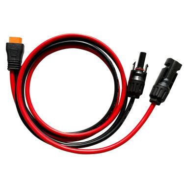Imagem de AYECEHI Cabo de extensão solar para XT60i 10AWG XT60i para conector solar cabo adaptador para painel solar dobrável RV, estação de energia portátil, gerador solar (3 pés)