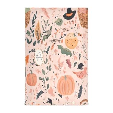 Imagem de xigua Conjunto de 1 panos de prato de cozinha de colheita de outono, toalhas de cozinha macias altamente absorventes de secagem rápida para limpeza de pratos e limpeza manual, 71 x 45 cm