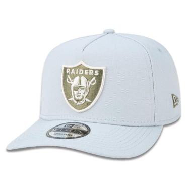 Imagem de BONE 9FORTY A-FRAME LAS VEGAS RAIDERS NFL ABA CURVA SNAPBACK CINZA NEW ERA-Masculino