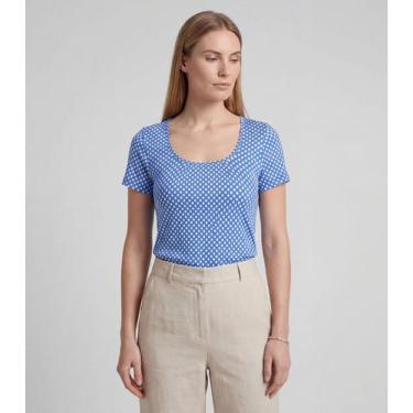 Imagem de Blusa Feminina em Malha Visco Infinita Cor Azul, G, Azul