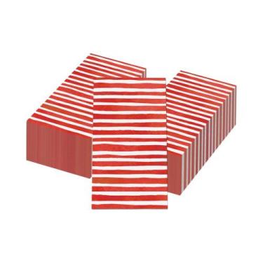 Imagem de Guardanapos De Papel Descartáveis Listrados 20 40 60 80 Peças Para Ani